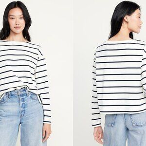 NWT OLD NAVY long sleeve mariner loose tee (M)